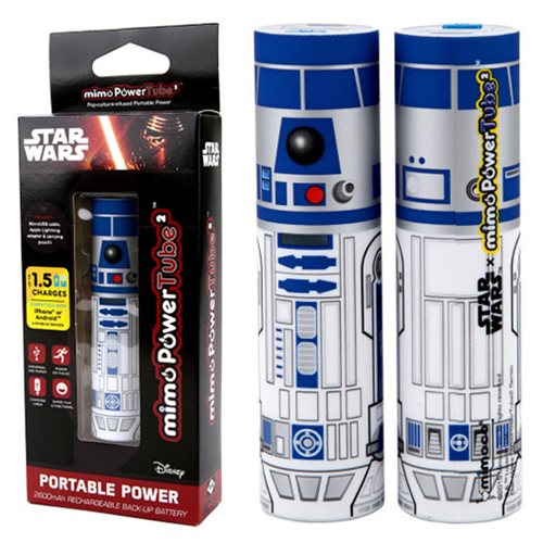 Star Wars R2-D2 Mimopowertube 2 Portable Charger